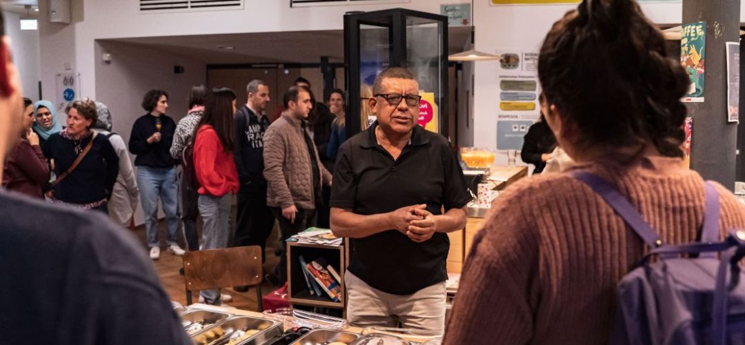 Henry Martinez Noguera auf dem Abschlussevent von zukunft x-tra