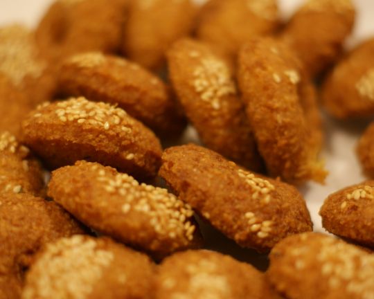 Viele Falafel.